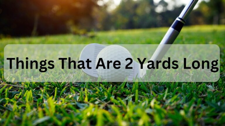 10 Common Things That Are 2 Yards Long