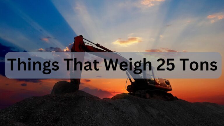 9 Common Things That Weigh 25 Tons