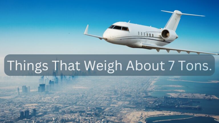 9 Things That Weigh About 7 Tons