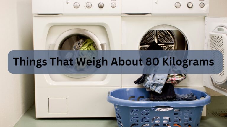 Common Things That Weigh About 80 Kilograms