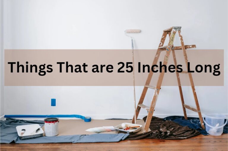 10 Common Things That Are 25 Inches Long