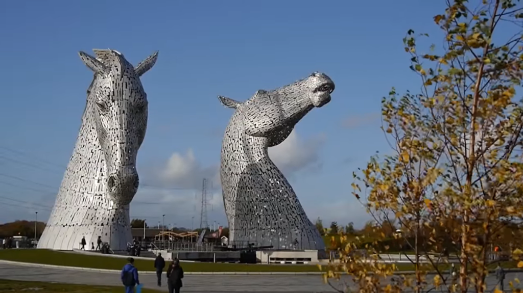 Kelpies Sculptures In Scotland