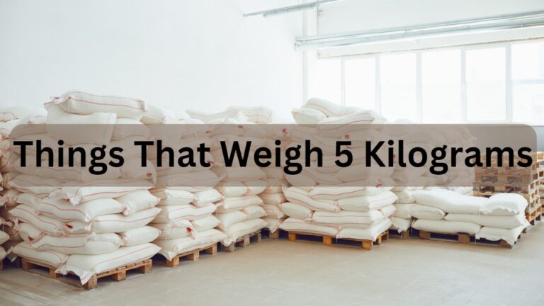 Things That Weigh 5 Kilograms: 9 Common Things
