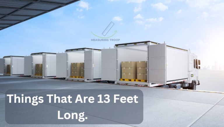 Things That Are 13 Feet Long: Exploring the Dimensions