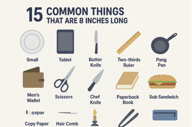 15 Common Things That Are 8 Inches Long: Everyday Examples You Should Know