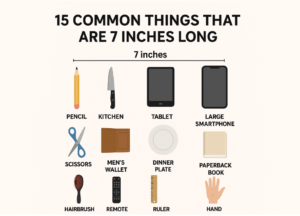 7 inches long