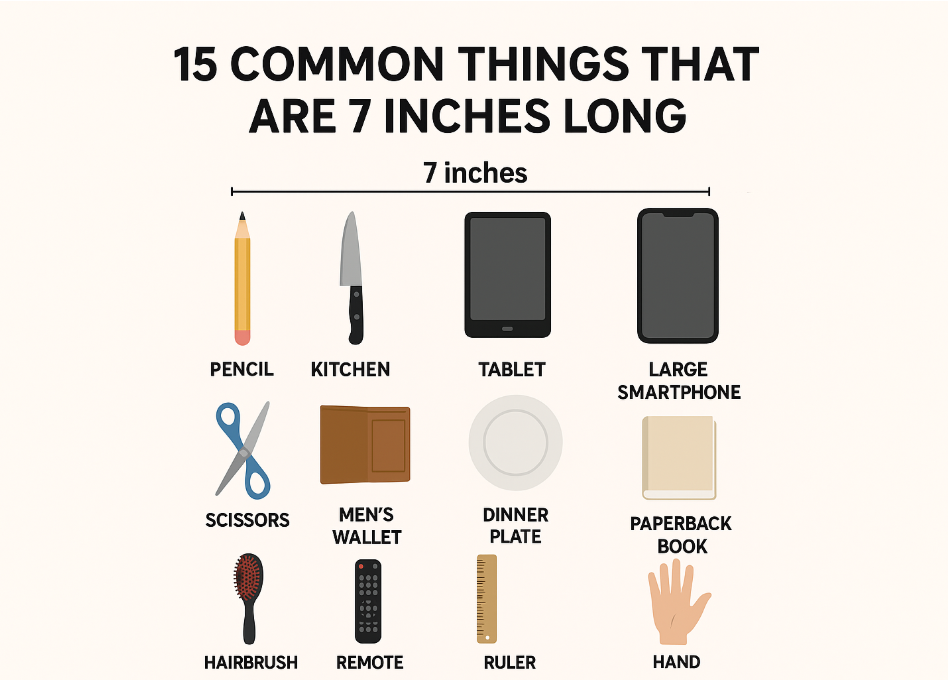7 inches long